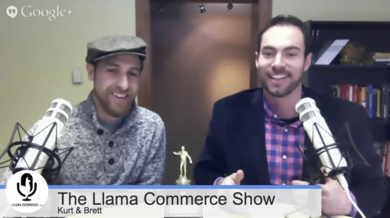 Kurt and Brett on the Llama Commerce Show