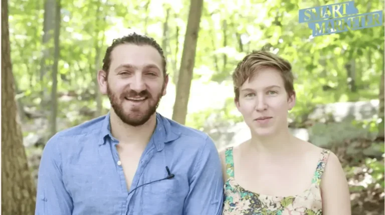 Ezra Firestone with wife, Carrie