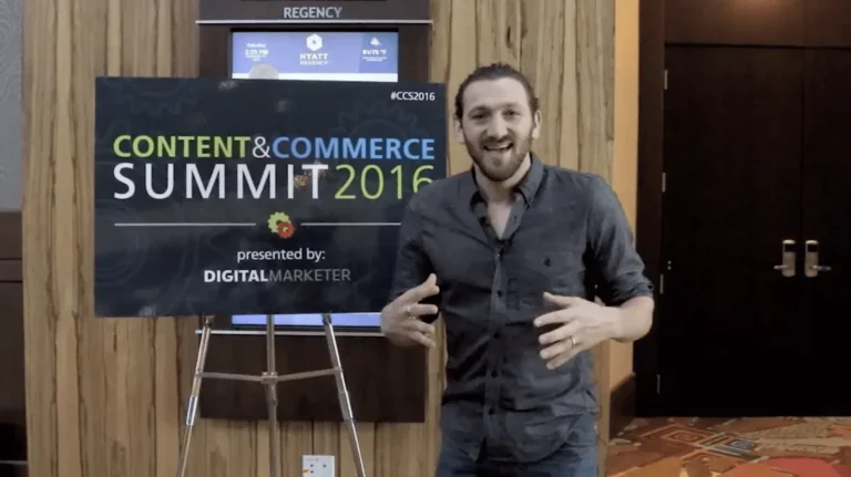 Ezra Firestone at the Content and Commerce Summit 2016