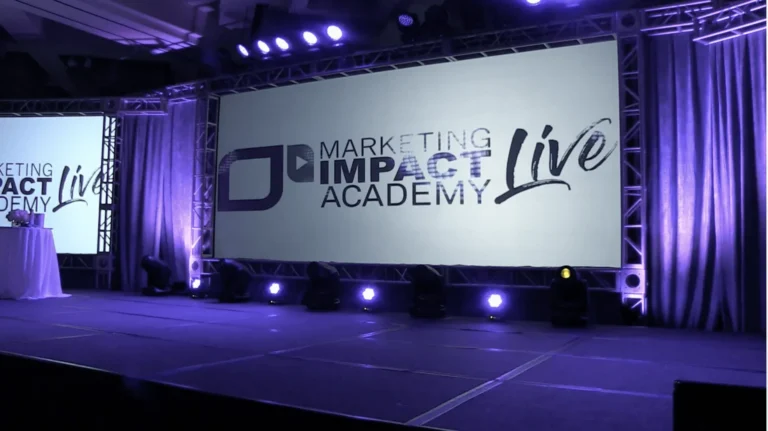 "Marketing Impact Academy Live" stage
