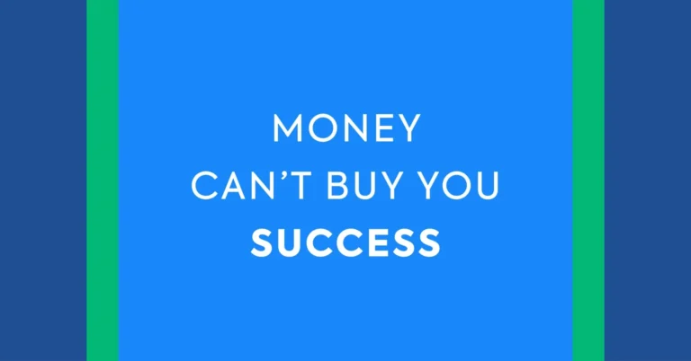 Money can't buy you success- Ryan Moran