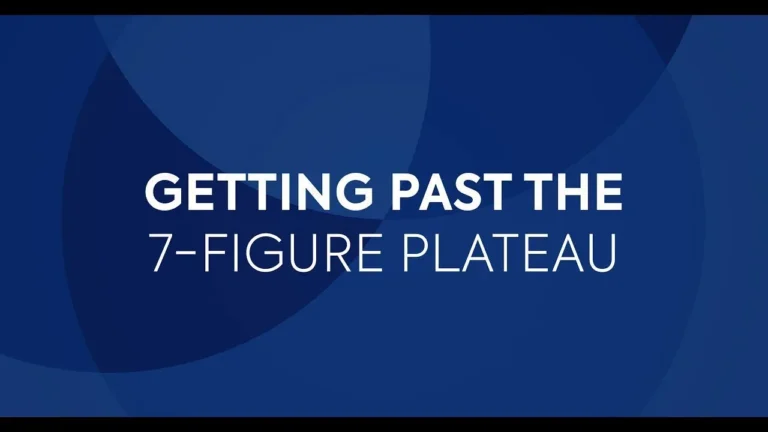 Getting Past the 7-figure Plateau