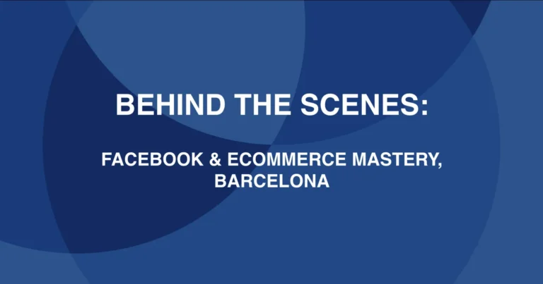 Facebook and Ecommerce Mastery, Barcelona