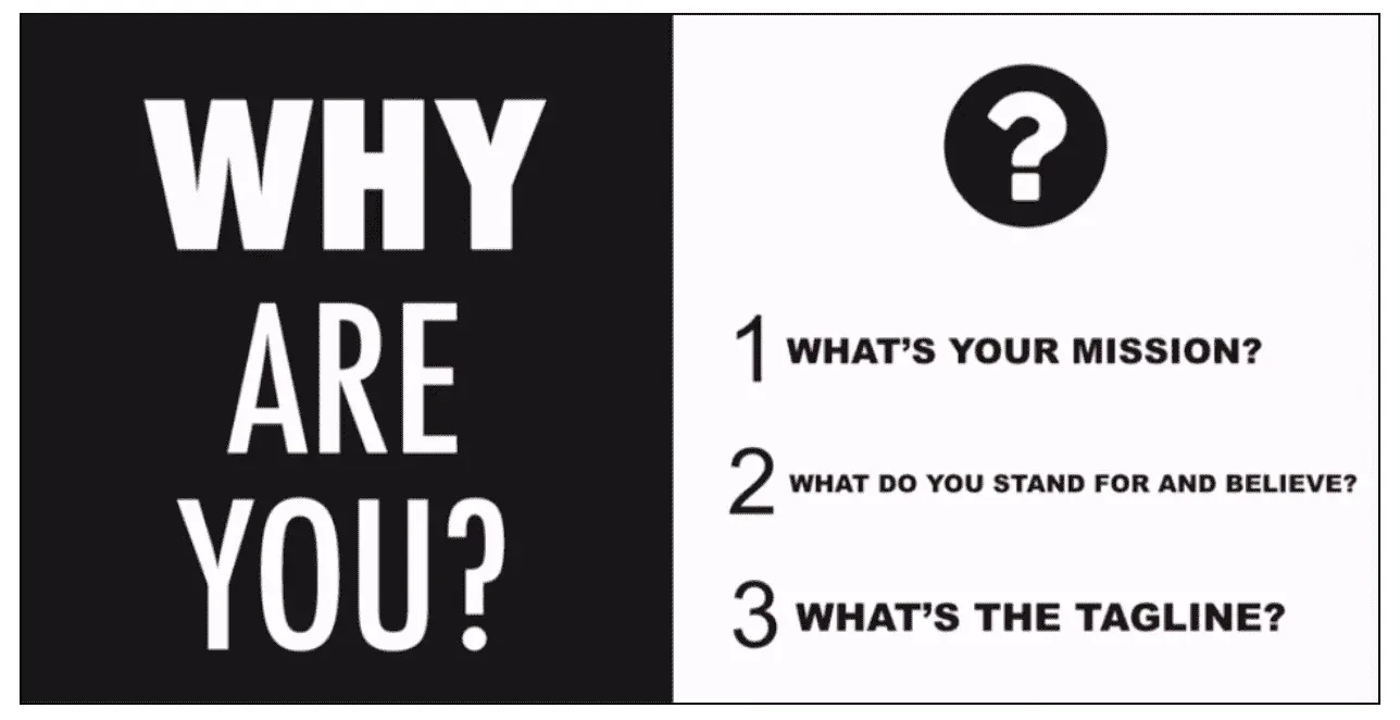 What's your mission? What do you stand for? What's your tagline?
