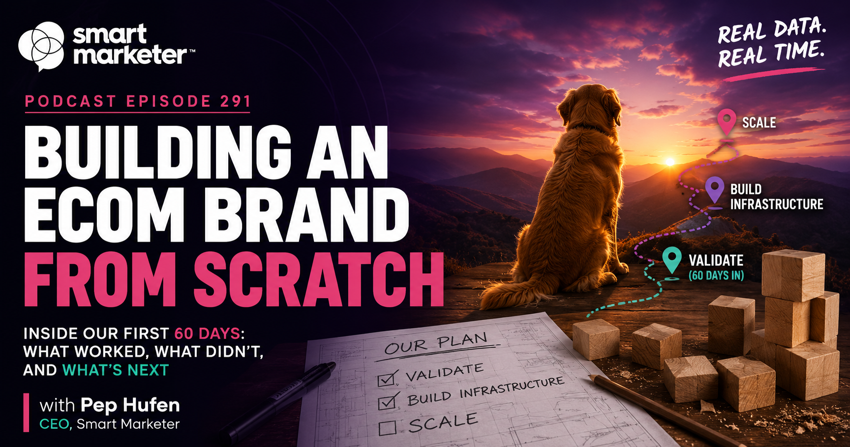 Smart Marketer Podcast 291: Building an Ecom Brand From Scratch with Pep Hufen